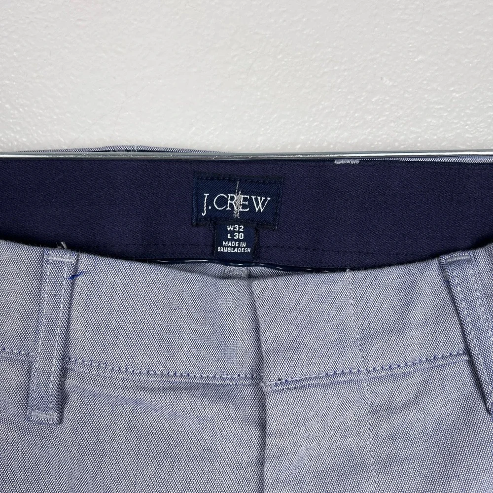 J. Crew Men's Oxford Tech Slim‎ Pant Blue Sz 32x30